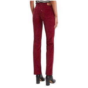 Levi's Burgandy Corduroy 505 Straight Leg Pants Size 33